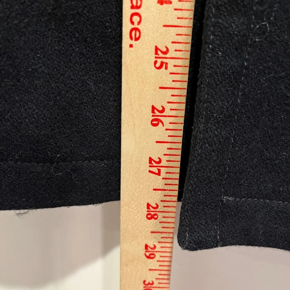 Banana Republic Mens Navy Blue Wool Double Breasted Pea Coat Jacket Small